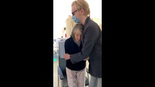 Grandson Hugs Grandma Goodbye In Hospital  #shorts #hug