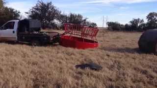 Titan West bale feeder