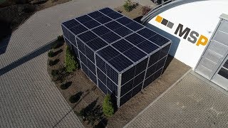 Mobile Solar Power - Solar Hybrid Power Cube - Solar Off Grid Power Cube