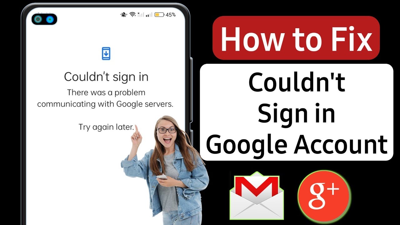 How To Fix There Was A Problem Communicating With Google Servers ...