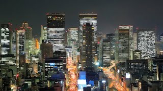 4K Osaka Night View  Timelapse  大阪夜景　ー時空の栞ー