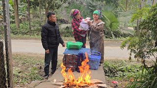 Journey to bring baby Lina from hospital to boarding house