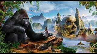 King Kong VS Rex | Fight scene