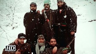 Militants having fun in Kashmir snow