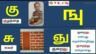 தமிழ்|உயிர் மெய் எழுத்துக்கள்|குஙு சுவரிசை|Tamil ezhuthukkal