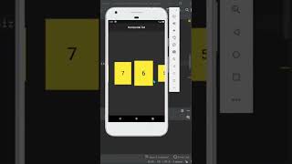Horizontal Scroll List in Flutter #shorts #flutter