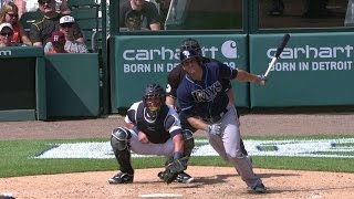 TB@DET: Mahtook singles to tie game in 5th