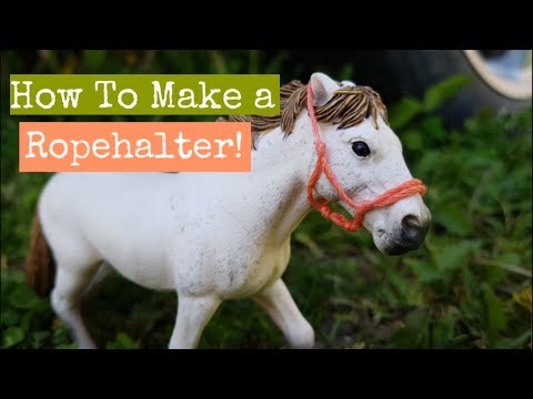 How To Make a Schleich Ropehalter! ||Daisy Stalls|| How To Make a Schleich Ropehalter! ||Daisy Stalls||