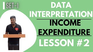 Income & Expenditure (Data Interpretation) | Lesson-2(SET-1) | Quantitative Aptitude