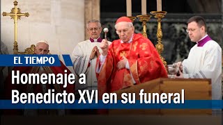 Miles rinden homenaje a Benedicto XVI en su funeral | El Tiempo
