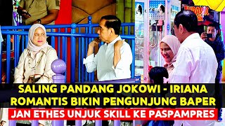 Romantis Jokowi dan Iriana Main Capit Boneka ! Jan Ethes Pamer Skill Basket Ke Paspampres