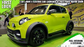 E.Go e.Wave X Electric Car Launched At 2022 Paris Motor Show | First look | Full Interior \u0026 Exterior