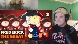 American Reacts The School of Battle - Frederick the Great #2 - Extra History