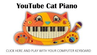 YouTube Cat Piano - Play It With Your Computer Keyboard
