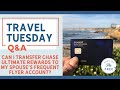 Can I transfer Chase Ultimate Rewards to my spouse's frequent flyer account?