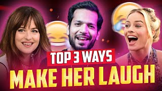 How To Be More Funny & Improve Your Sense of Humour- Top 3 Techniques to Make Her Laugh | Hindi