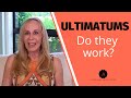 Ultimatums: Do they work? @SusanWinter