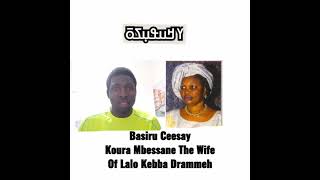 Basiru Ceesay Kacha with Kuran Mbissan the wife of Lalo Kebba Darammeh part 2