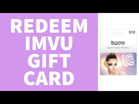 How do IMVU gift cards work?