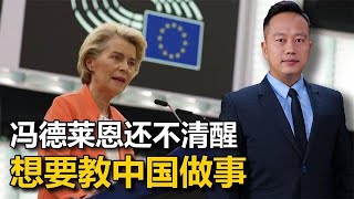 冯德莱恩的算盘，打得啪啪响，恩威并施的法子，想用到中国头上