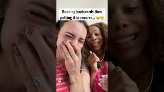 WHY do we LOOK LIKE THAT?!? 😭😰 Who did better?? 👀 #besties #funny #running #couplechallenge