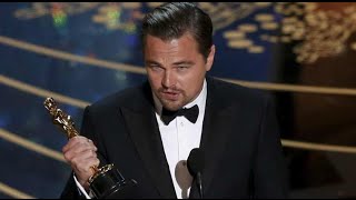 Leonardo Decaprio Oscar Speech Wins Best Actor 2016 Acadamy Awards