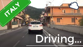 DRIVING IN ANGRI (SA) - SCAFATI (SA) - S.ANTONIO (NA) AND COUNTRYSIDE AREAS