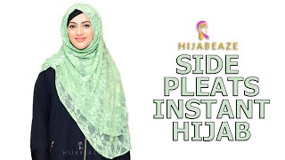 SIDE PLEATS INSTANT HIJAB | HIJABEAZE BY UROOJ