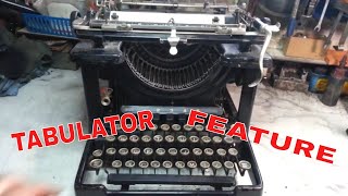 Remington Typewriter Dual Tabulator Rack, Unique Feature