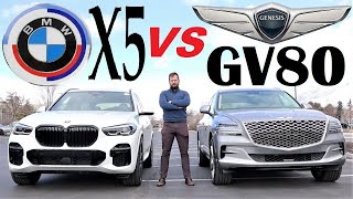 2023 BMW X5 VS 2023 Genesis GV80: Did Genesis Beat BMW At Their Own Game?