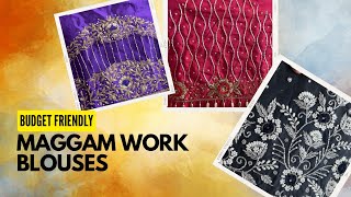 Hurry up!!! Don’t miss this offer. Trending maggam work blouse pieces starting from 350 only.