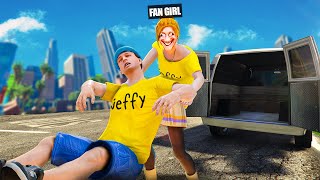 Jeffy Got TAKEN By A CRAZY FAN GIRL In GTA 5!