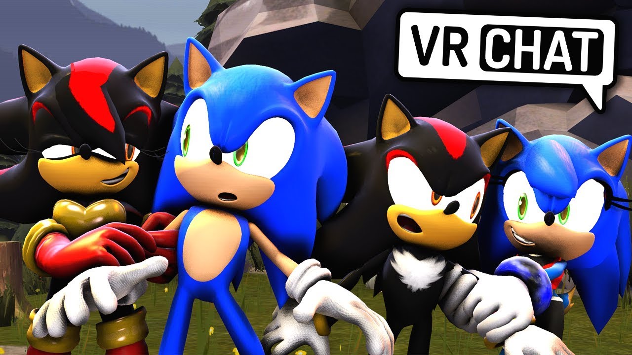 Sonic Shadow Meet Sonica Shadina Vr Chat Youtube