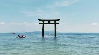 【近江最古の大社】琵琶湖の絶景パワースポット。白髭神社。【shrine visit】Shirahige Shrine. Shiga prefecture.