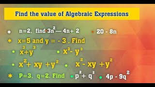 Algebra | Solve Algebraic Expressions | Algebraic Equations | Beejaganitham | Maths in Malayalam