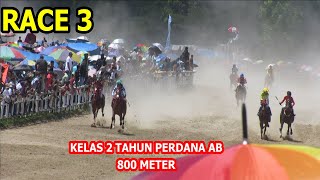 RACE 3 || KELAS 2 TAHUN PERDANA AB - PACU KUDA SAWAHLUNTO DERBY 2024