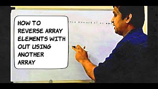 Program-reverse an array in c | Programming in C