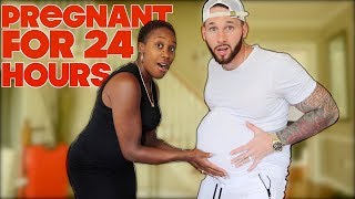TRAY PREGNANT FOR 24 HOURS CHALLENGE