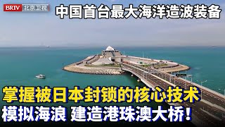 中国掌握被日本封锁的核心技术！首台国产最大海洋造波装备，模拟任意方向海浪对海地建筑的影响，突破垄断建造港珠澳跨海大桥！【为你喝彩】