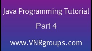 Java Programming Tutorial - Part 4 - The Scanner Object