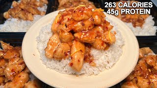 Healthy Orange Chicken Meal Prep For The Week (Low Calorie High Protein)