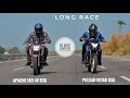 Pulsar NS160 Bs6 Vs Apache 160 4v Bs6 | Long Race | Highway Top End