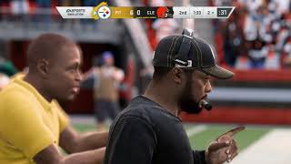 Madden NFL 20 Pittsburgh Steelers vs. Cleveland Browns Odell Beckham Jr 4k Graphics