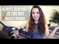 Always Remember Us This Way by Lady Gaga *Ukulele Tutorial*