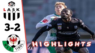 Lask Linz vs WSG Tirol 3-2 |Highlights Goals| Austrian Bundesliga 2022-2023