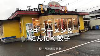 ラーメンねぎっこ西那須野本店（栃木県那須塩原市）ネギラーメン＆にんにく餃子