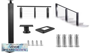 VEVOR Cable Rail Post Level Deck Stair Post 42 x 0.98 x Review