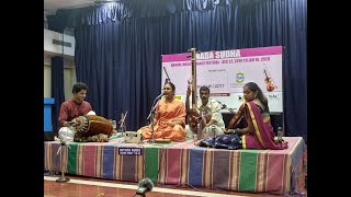 Padmashree Srinivasan Vocal @ Nada Sudha - 2019, Performance Two