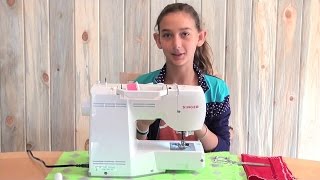 11yo Kiana Introduces You to the Singer Stylist 7258 Sewing Machine