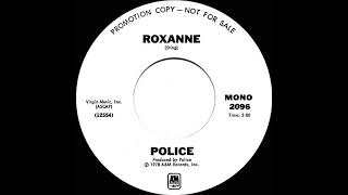 1979 Police - Roxanne (mono radio promo 45)